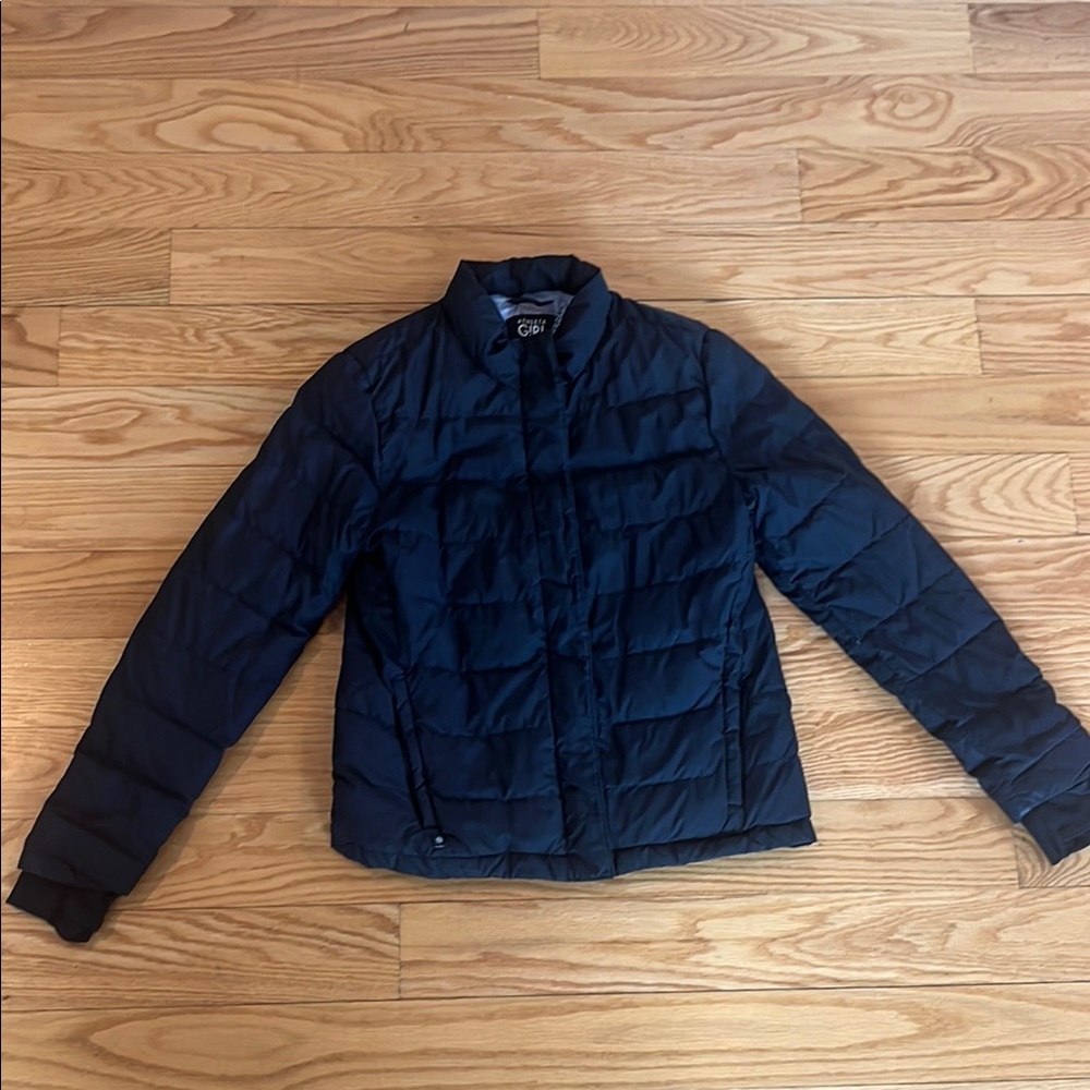 Athleta Girl Black Puffer Jacket